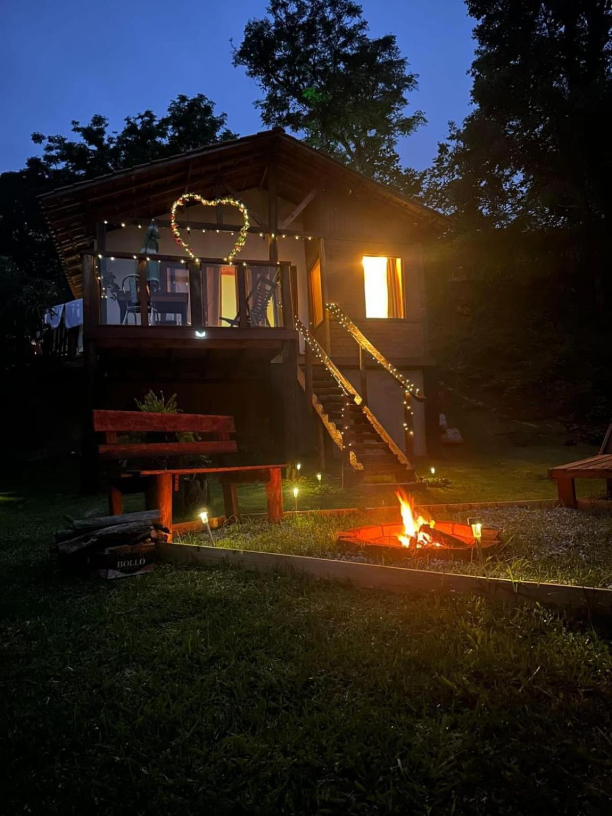 Chales Refugio No Campo ซานโต อังตัวนิโอ โด ปิงญัล ภายนอก รูปภาพ